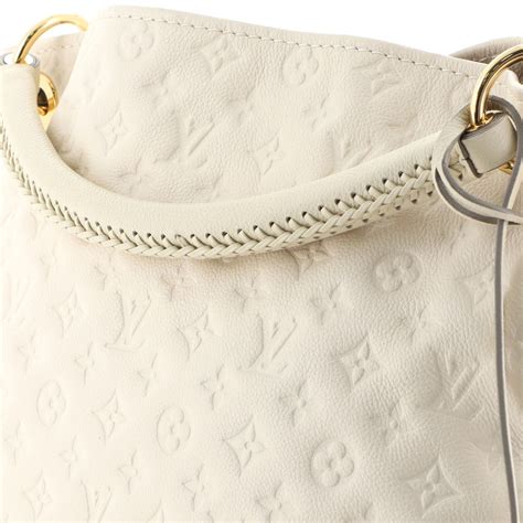 louis vuitton artsy white leather|authentic louis vuitton leather.